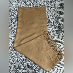 scarf wrap shawl gold color